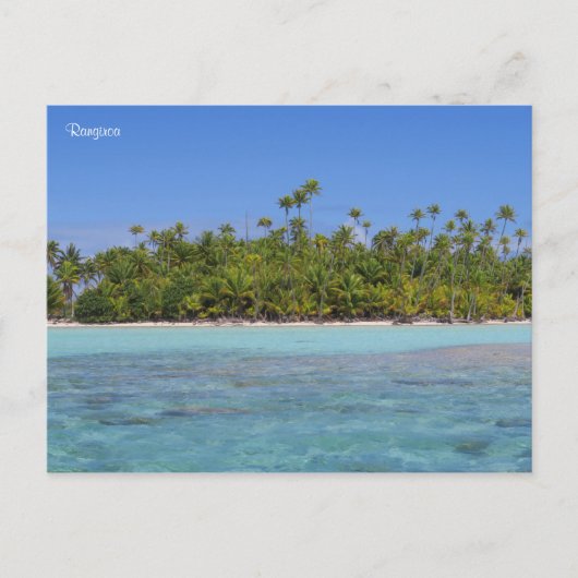 Carte Postale Rangiroa Polynésie française (Devant)