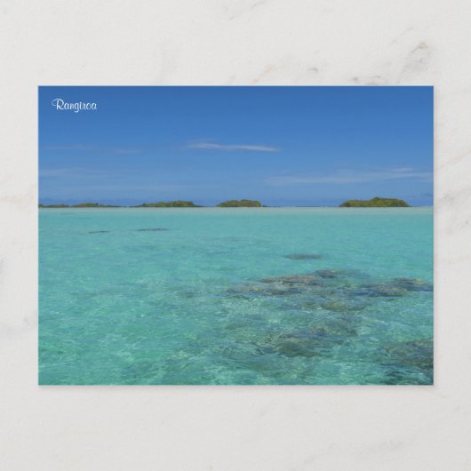 Carte Postale Rangiroa Polynésie française (Devant)