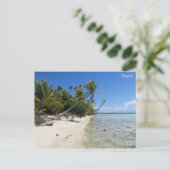 Carte Postale Rangiroa Polynésie française (Debout devant)