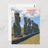 Carte Postale Rapa Nui (île de Pâques) (Devant / Derrière)