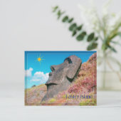 Carte Postale Rapa Nui, île de Pâques (Debout devant)