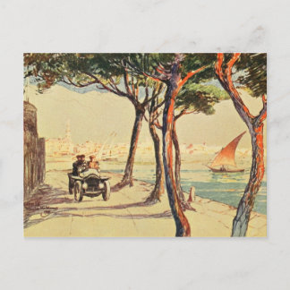 Carte Postale Rapallo, Italie - Art italien Vintage