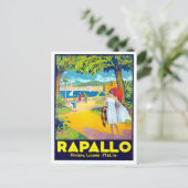 Carte Postale Rapallo Italie voyage millésime (Debout devant)