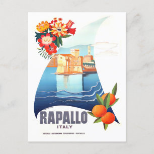 Carte Postale Rapallo Italie voyage millésime