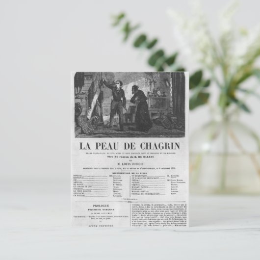 Carte Postale Raphael de Valentin et le commerçant (Debout devant)