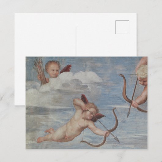 Carte Postale Raphael | Le triomphe de Galatea (Devant / Derrière)