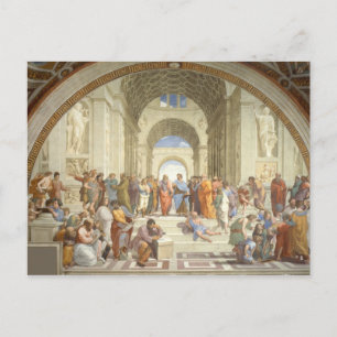 Carte Postale Raphael - L'École d'Athènes