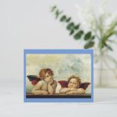 Carte Postale Raphael, Peinture Deux Anges, (Debout devant)