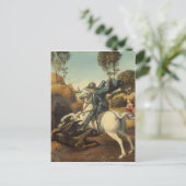 Carte Postale Raphael - Saint Georges et le Dragon (Debout devant)