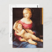 Carte Postale Raphael Sanzio - Bridgewater Madonna (Devant / Derrière)