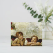 Carte Postale Raphael's "Sistine Madonna" (vers 1513) (Détail) (Debout devant)