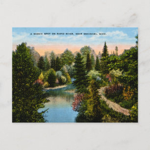 Carte Postale Rapid River Escanaba, Michigan