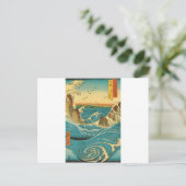 Carte Postale Rapides Hiroshige Navaro (Debout devant)