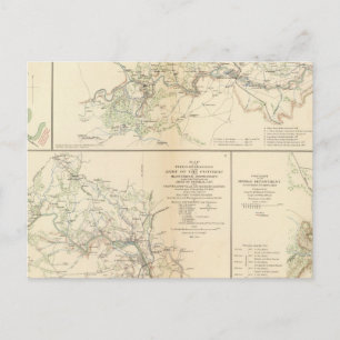 Carte Postale Rappahannock R, Chancellorsville, Fredericksburg
