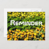 Carte Postale Rappel (Devant / Derrière)