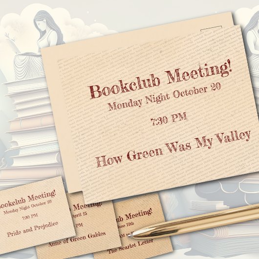 Carte Postale Rappel de boîte