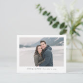 Carte Postale Rappel de date limite de réponse pour un mariage m (Debout devant)