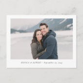 Carte Postale Rappel de date limite de réponse pour un mariage m (Devant)