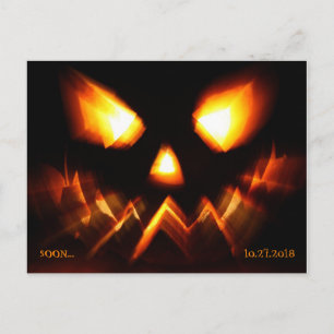 Carte Postale Rappel de la fête d'Halloween