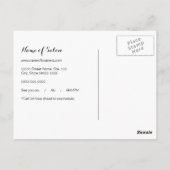 Carte Postale Rappel de maquillage femme Luxe FAUX Silver (Dos)