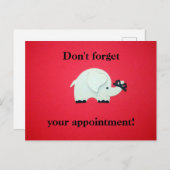 Carte Postale Rappel de nomination (Devant / Derrière)