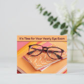 Carte Postale Rappel de nomination optométriste (Debout devant)