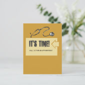 Carte Postale Rappel de rendez-vous client (Debout devant)