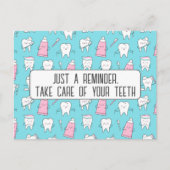 Carte postale Rappel de rendez-vous dentaire (Devant)