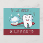 Carte postale Rappel de rendez-vous dentaire (Devant)