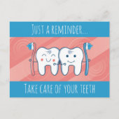 Carte postale Rappel de rendez-vous dentaire (Devant)