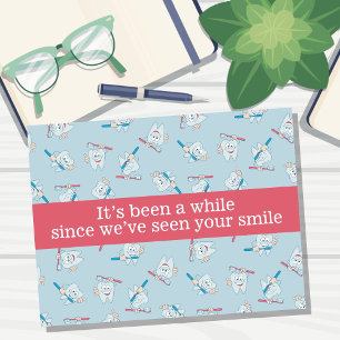 Carte postale Rappel de rendez-vous dentaire