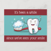 Carte postale Rappel de rendez-vous dentaire (Devant)