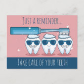 Carte postale Rappel de rendez-vous dentaire (Devant)