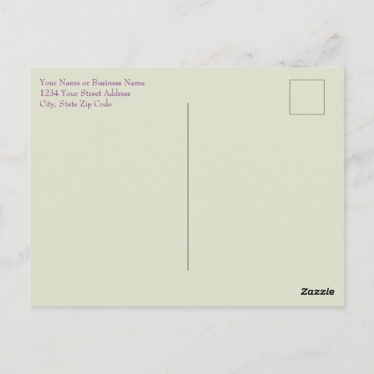 Carte Postale Rappel des modifications de l'heure d'été (Dos)