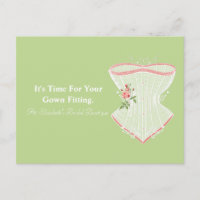 Rappel du rendez-vous de la nuptiale Boutique Gown