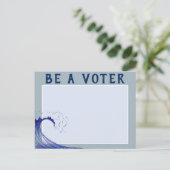 Carte Postale Rappel électoral - SOYEZ UN ÉLECTEUR ! (Debout devant)