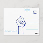 Carte Postale Rappel électoral - SOYEZ UN ÉLECTEUR ! (Dos)