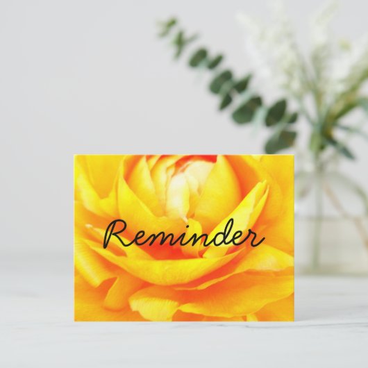 Carte Postale Rappel or foncé (Debout devant)