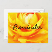 Carte Postale Rappel or foncé (Devant / Derrière)