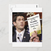 Carte Postale Rappeler le représentant Paul Ryan (Devant / Derrière)