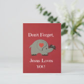 Carte Postale Rappelez aux enfants que Jésus les aime ! (Debout devant)