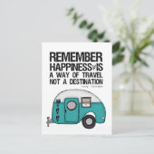 Carte Postale rappelez-vous le bonheur (Debout devant)