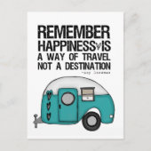 Carte Postale rappelez-vous le bonheur (Devant)