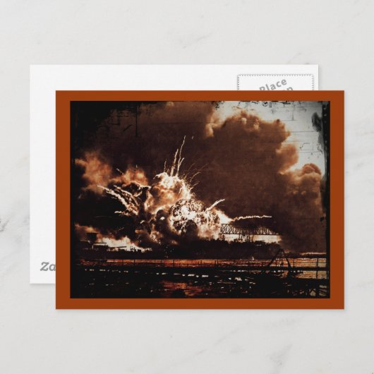 Carte Postale Rappelez-vous Pear Harbor (Devant / Derrière)