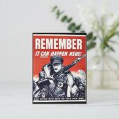 Carte Postale Rappelez-Vous Que Cela Peut Arriver Ici (Debout devant)