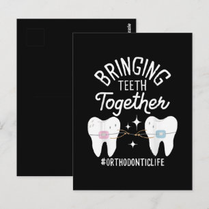 Carte Postale Rapprocher les dents - Orthodontiste