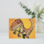 Carte Postale Raptor Dinosaur de Velociraptor par Marco D Carill (Debout devant)