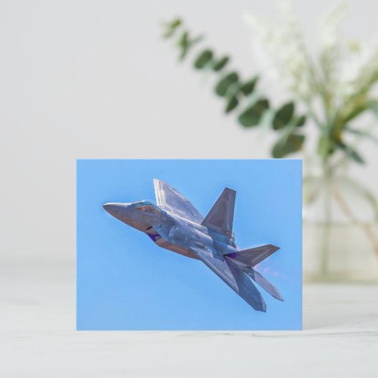 Carte Postale Raptor F-22A de Lockheed Martin (Debout devant)
