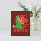 Carte Postale Raptors et café (Debout devant)