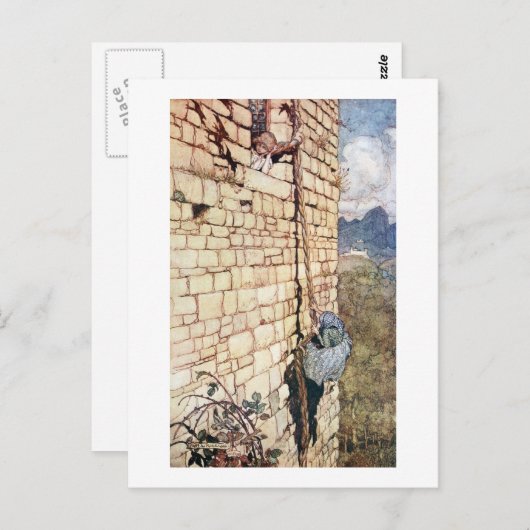 Carte Postale Rapunzel (Devant / Derrière)